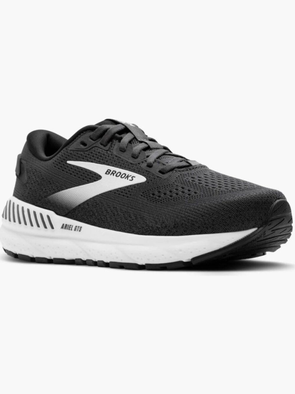 New Brooks Ariel GTS 24 Black White Womens Size 11 US 43.5 EUR